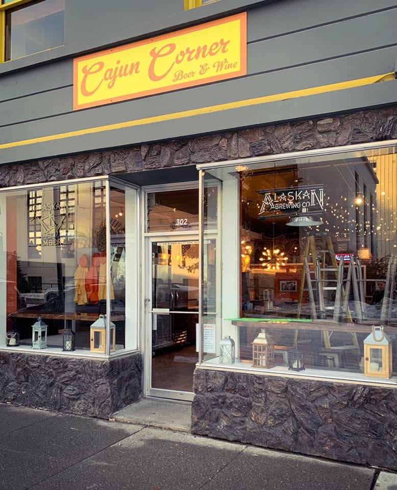 Cajun Corner storefront in downtown Anchorage